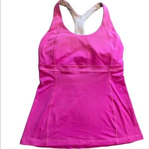 Lululemon - pink raceback top